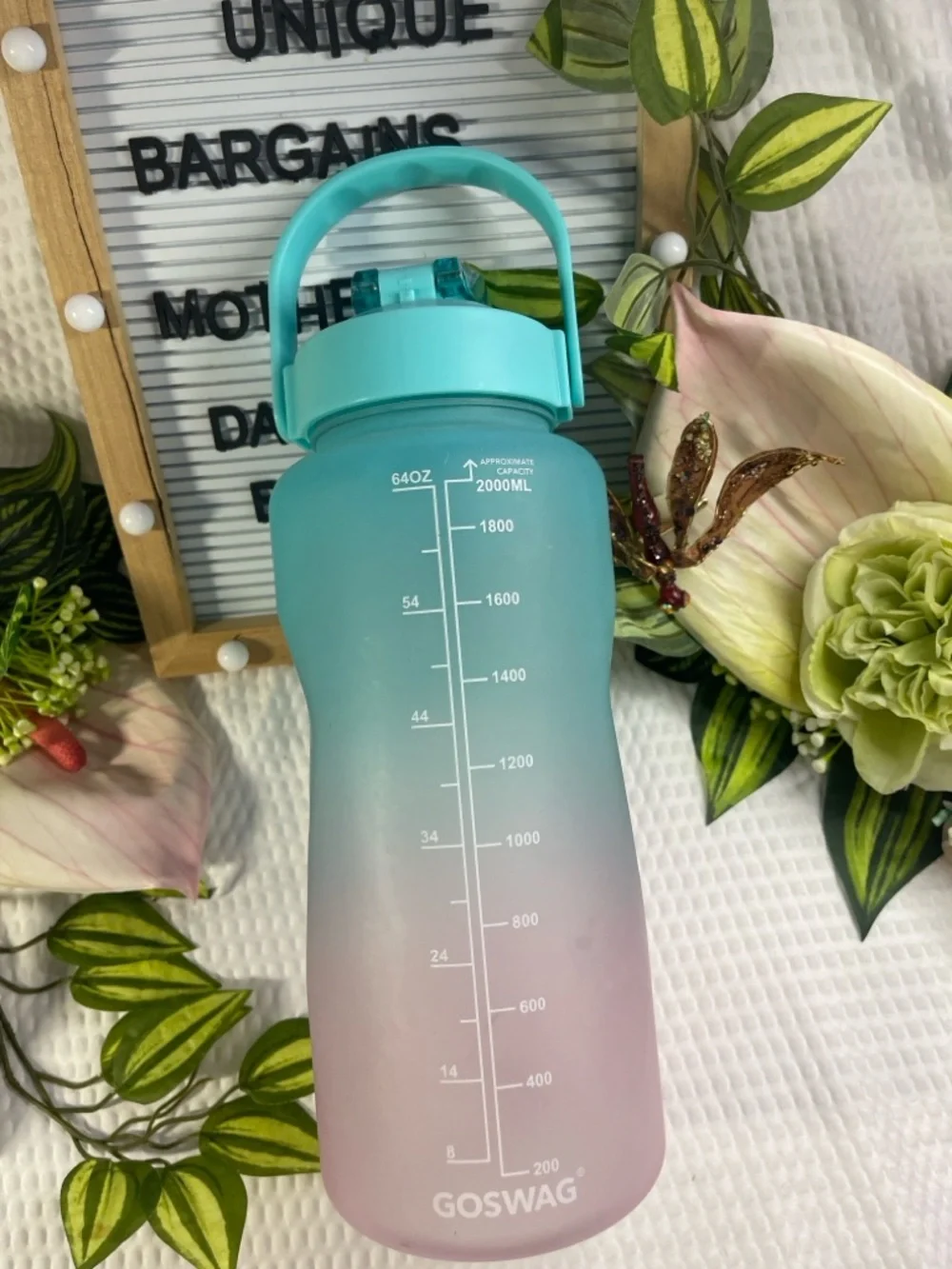 GOSWAG 64oz motivational